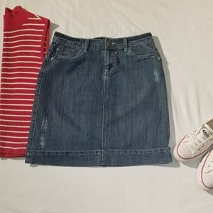Christiana zinn jean skirt size 4